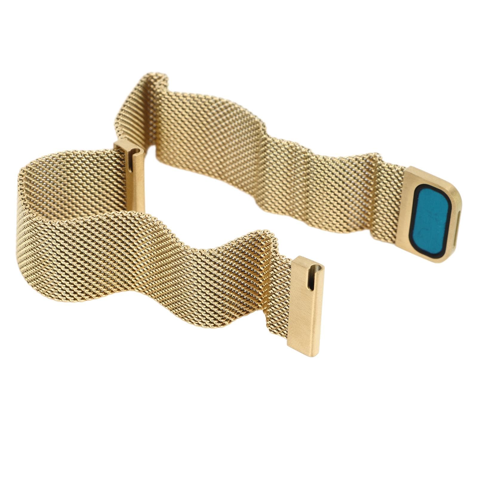 Smartwatch Strap Stainless Steel Smartwatch Band Wristband Replacement for HUAWEI GT2 18mm Gold