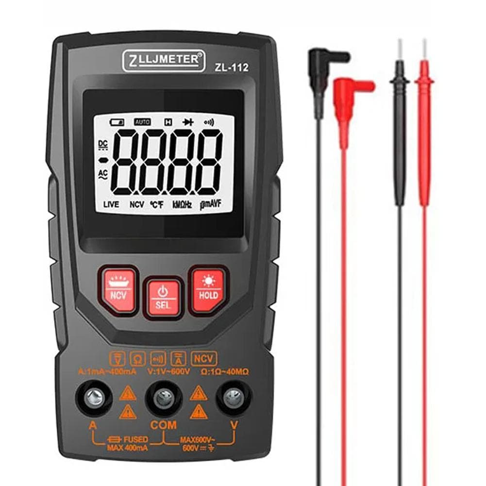 Professional Digital Multimeter Color Display Handheld Multimeter NCV Tester Professional Voltage ZL-112 multicolour