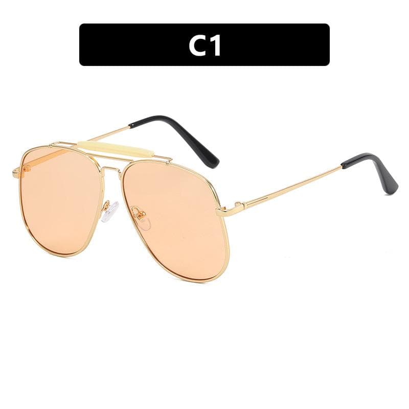 Summer Aviation Sunglasses Men Women Pilot Glasses UV Protection Fashion Shades Goggle Gift as picture