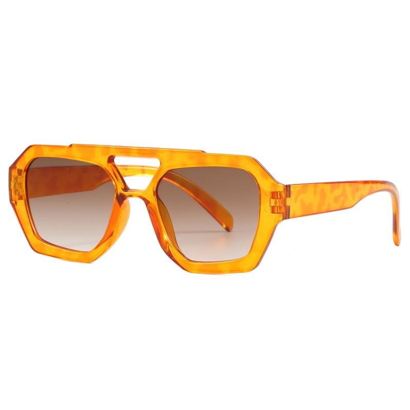New Women Fashion Irregular Square Sunglasses Retro Trend Instagram Outdoor Cycling Photography Sunglasses Men Stylish