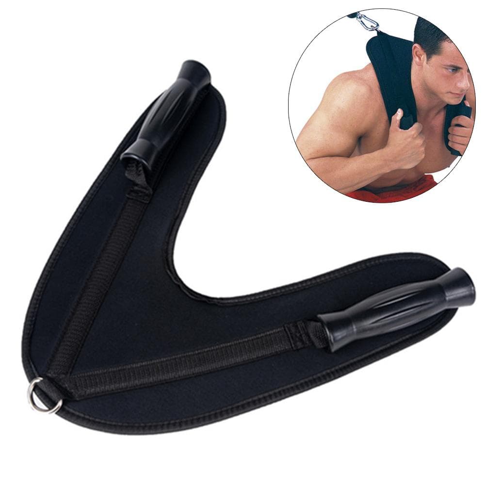 Fitness Pull Rope Shoulder Strap Home Gym Accessories Abdominal Muscle Handle Strap Fitness Crunch