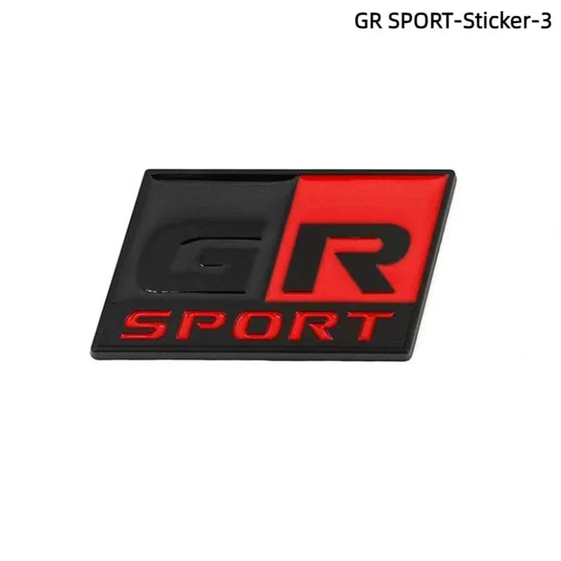 3D Metal GR Sport Logo Car Sticker Labeling Emblem Badge Decals Accessories GR SPORT-Sticker-3
