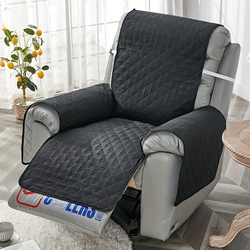 1pc Pet One-piece Sofa Cover Single Pet Non-slip Furniture Protector Recliner Slipcover Armchair Cover Living Room Home Decoration black