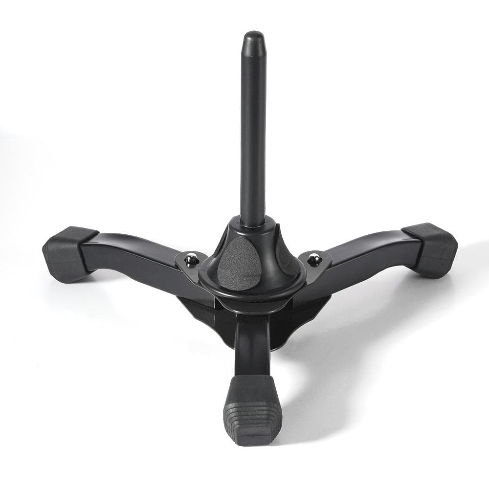 Portable Foldable Tripod Stand for Clarinet Flute Oboe Wind Instrument Non-slip Lightweight Holder black