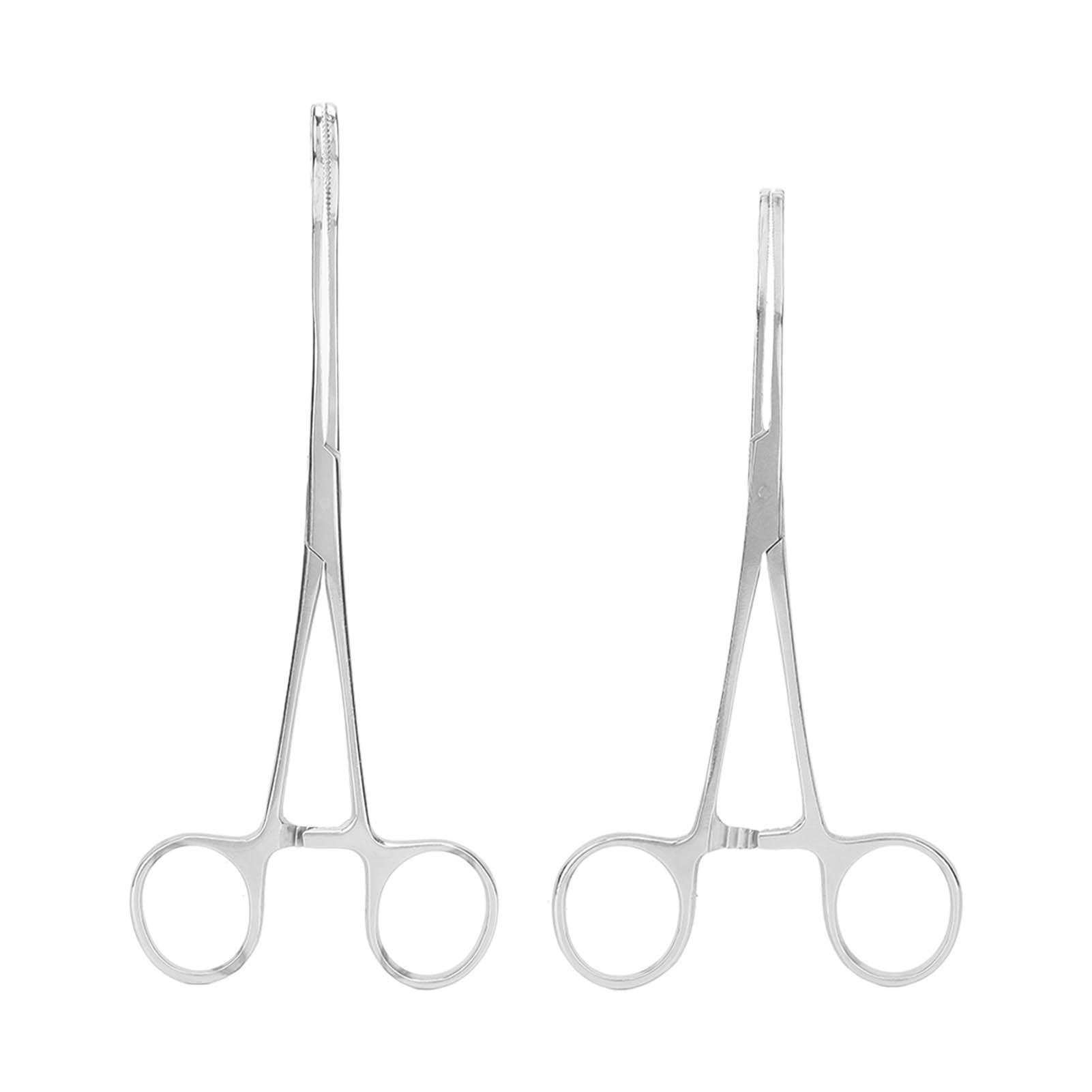 Professional Body Piercing Kit Stainless Steel Piercing Forceps Clamp Pliers Needle Tongue Ring