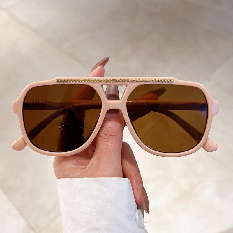 Fashion Big Frame Vintage Square Sunglasses Women Men Luxury Brand Designer Sun Glasses UV400 Sexy Lady Shades