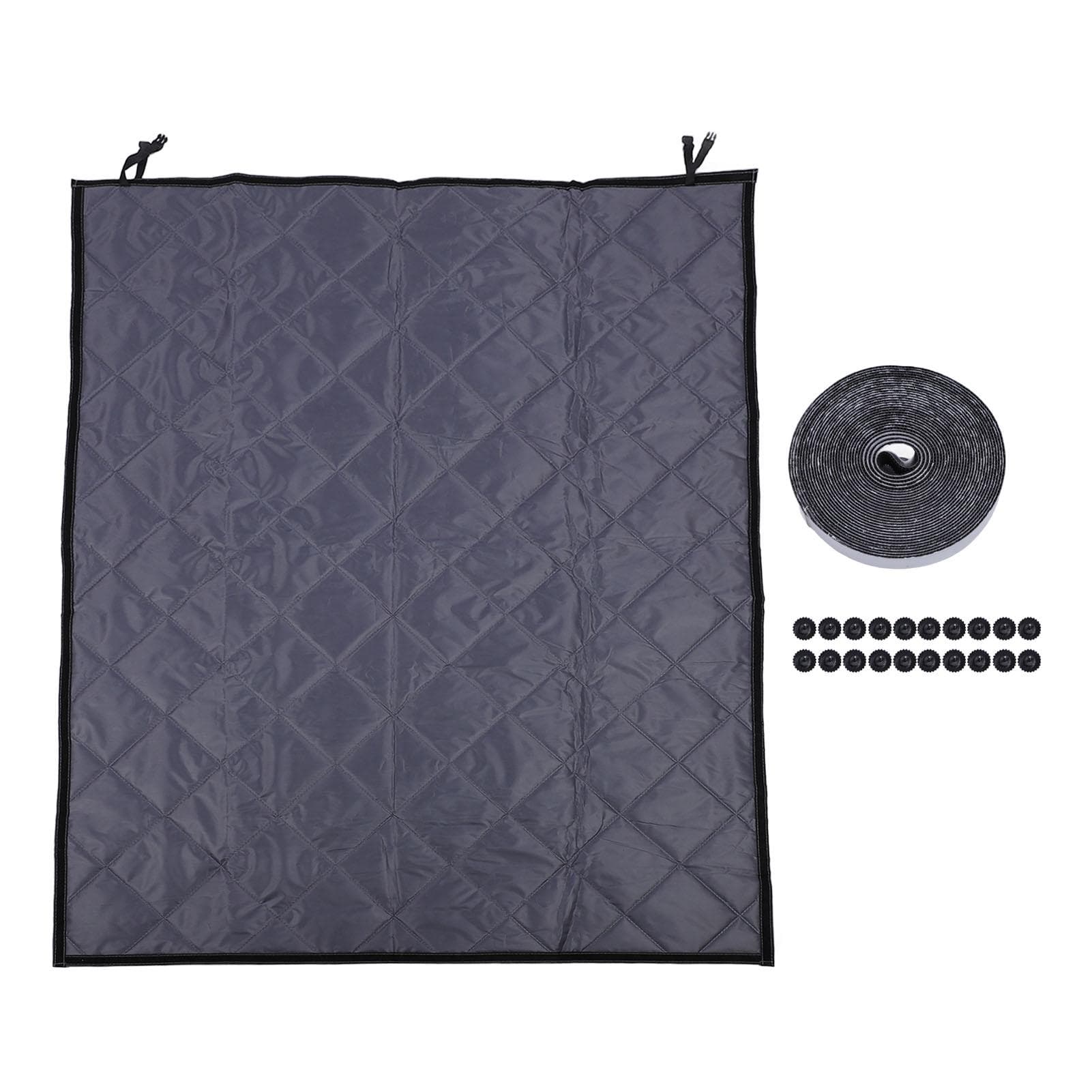 Insulated Window Cover 3 Layer Oxford Fabric Cotton Filled Anti Freeze Winter Window Insulation 119.4x160cm / 47.0x63.0in