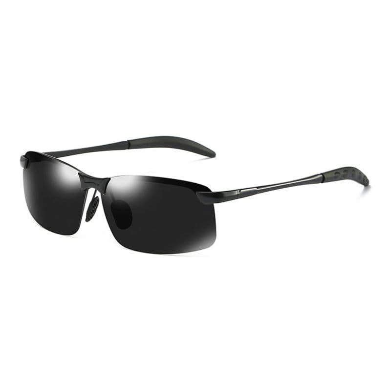 Classic Men Riding Sunglasses Ultra Light HD Lenses Durable UV Protection Stylish Design black