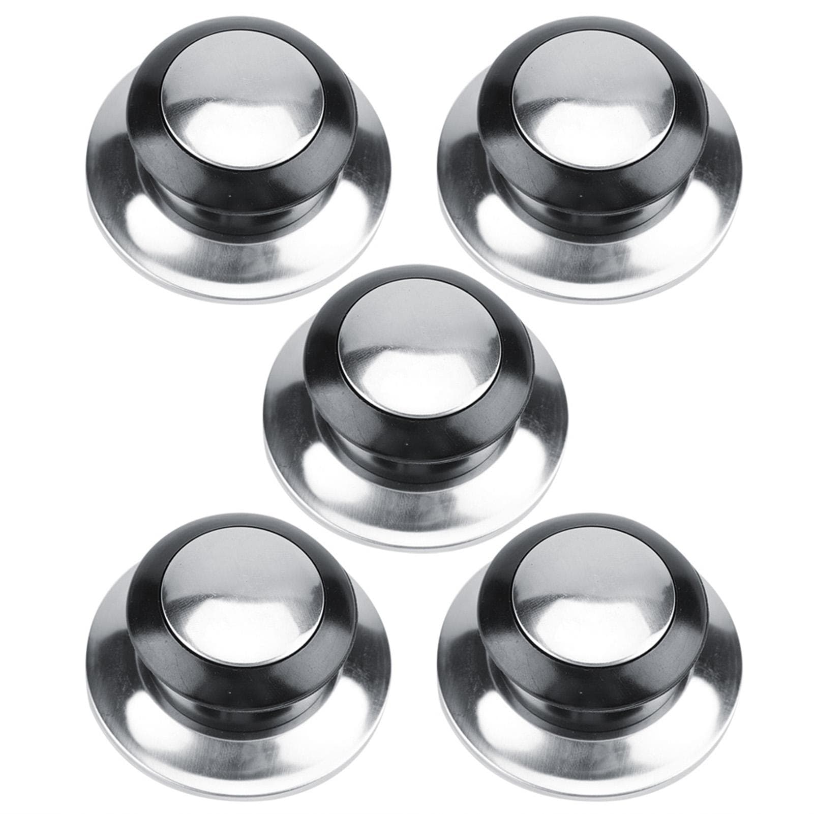 5Pcs Heat resistant Pot Pan Lids Knob Lifting Handle Home Kitchen Cookware Replacement Parts white