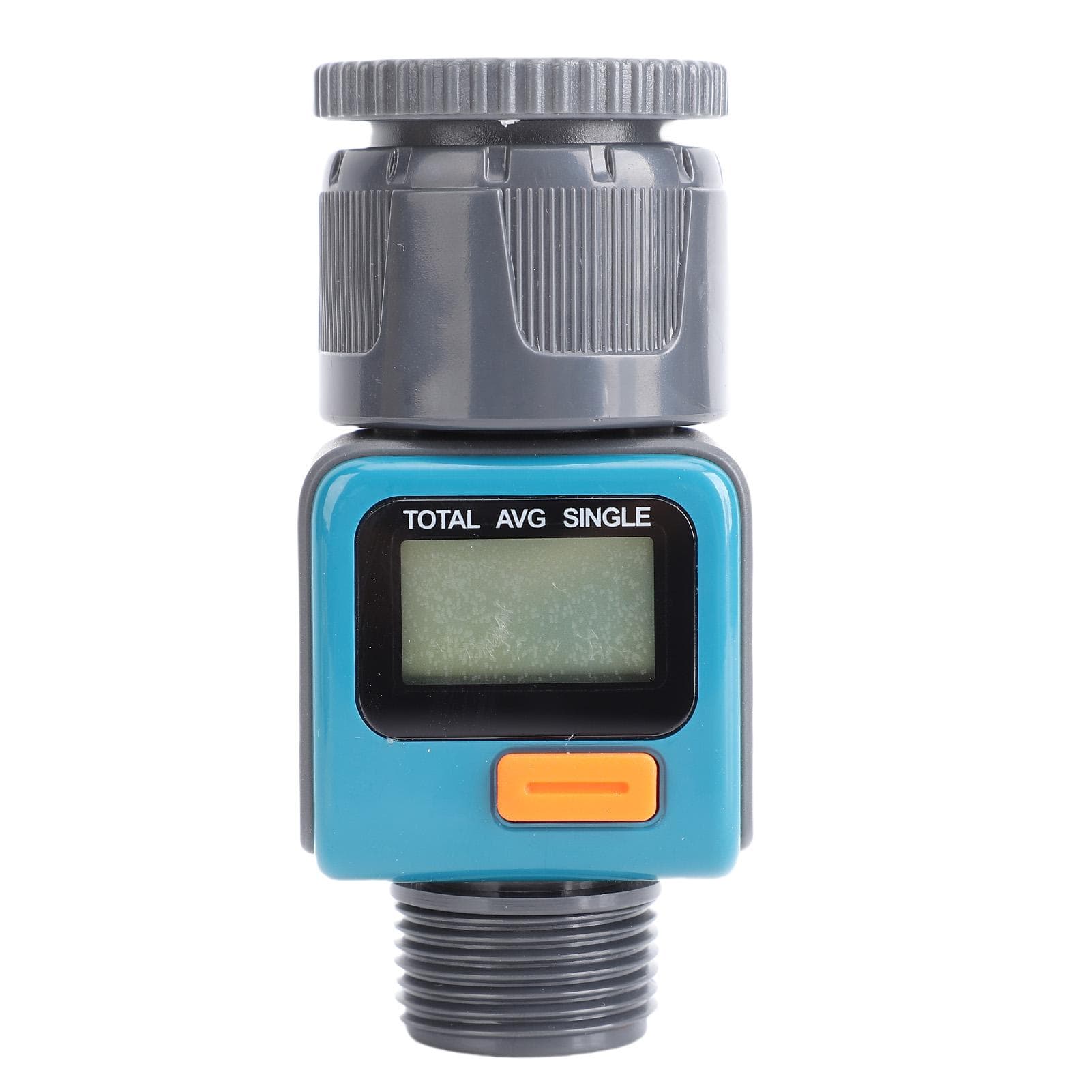 34in Water Flowing Meter Digital Display 4 Measure Modes Gallons Liters Switching Fuel Flowmeter