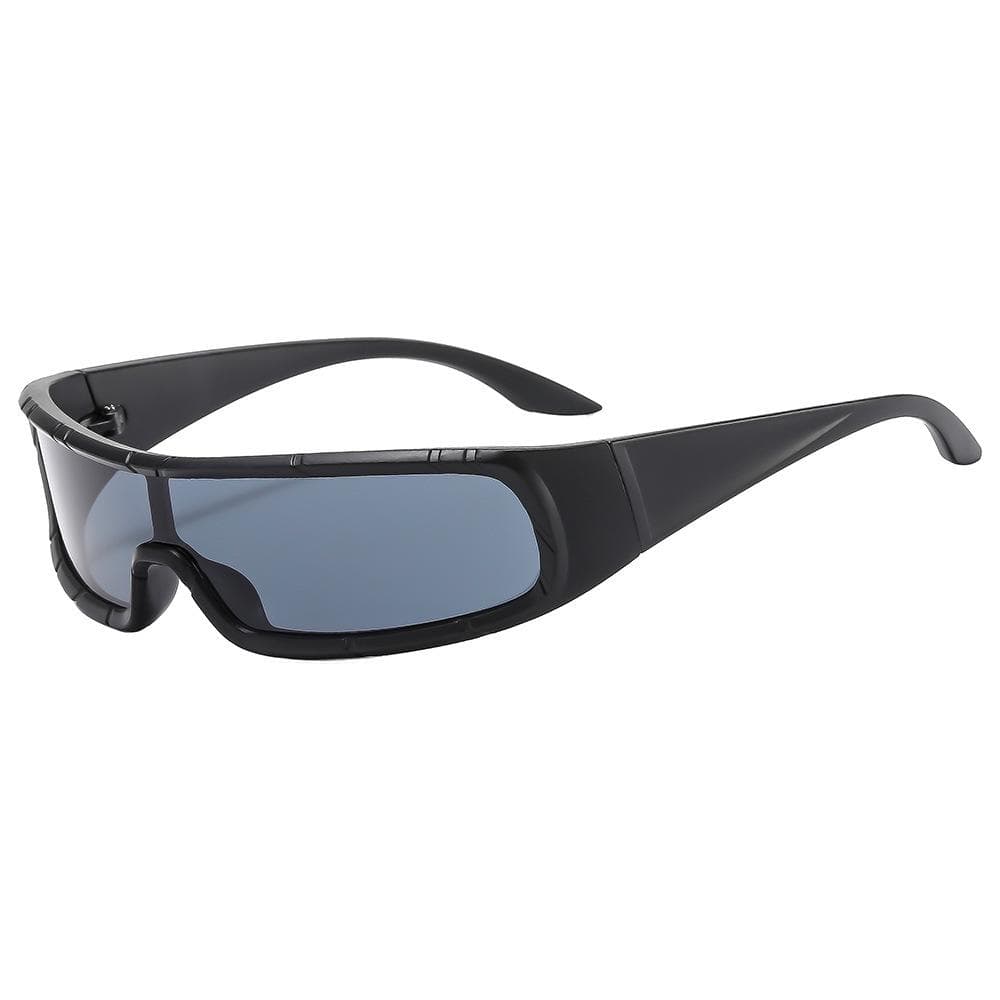 New Cyberpunk Y2K Sunglasses for Men Outdoor Sports Protective Glasses Future Tech Style Trendy