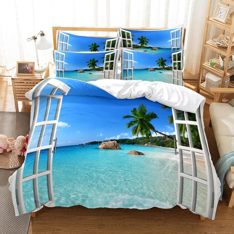 bedding set duvet cover set 3d bedding digital printing bed linen queen size bedding set fashion design EU single(135x200cm)