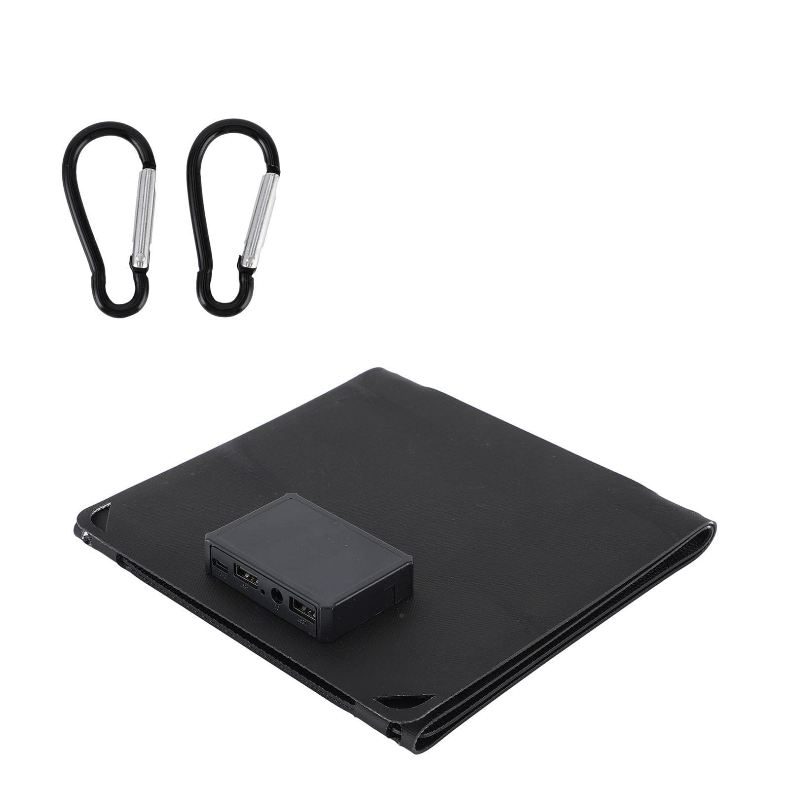 20W Portable Solar Panel IP65 Water Resistant Foldable ETFE Monocrystalline Solar Panel Charger for black