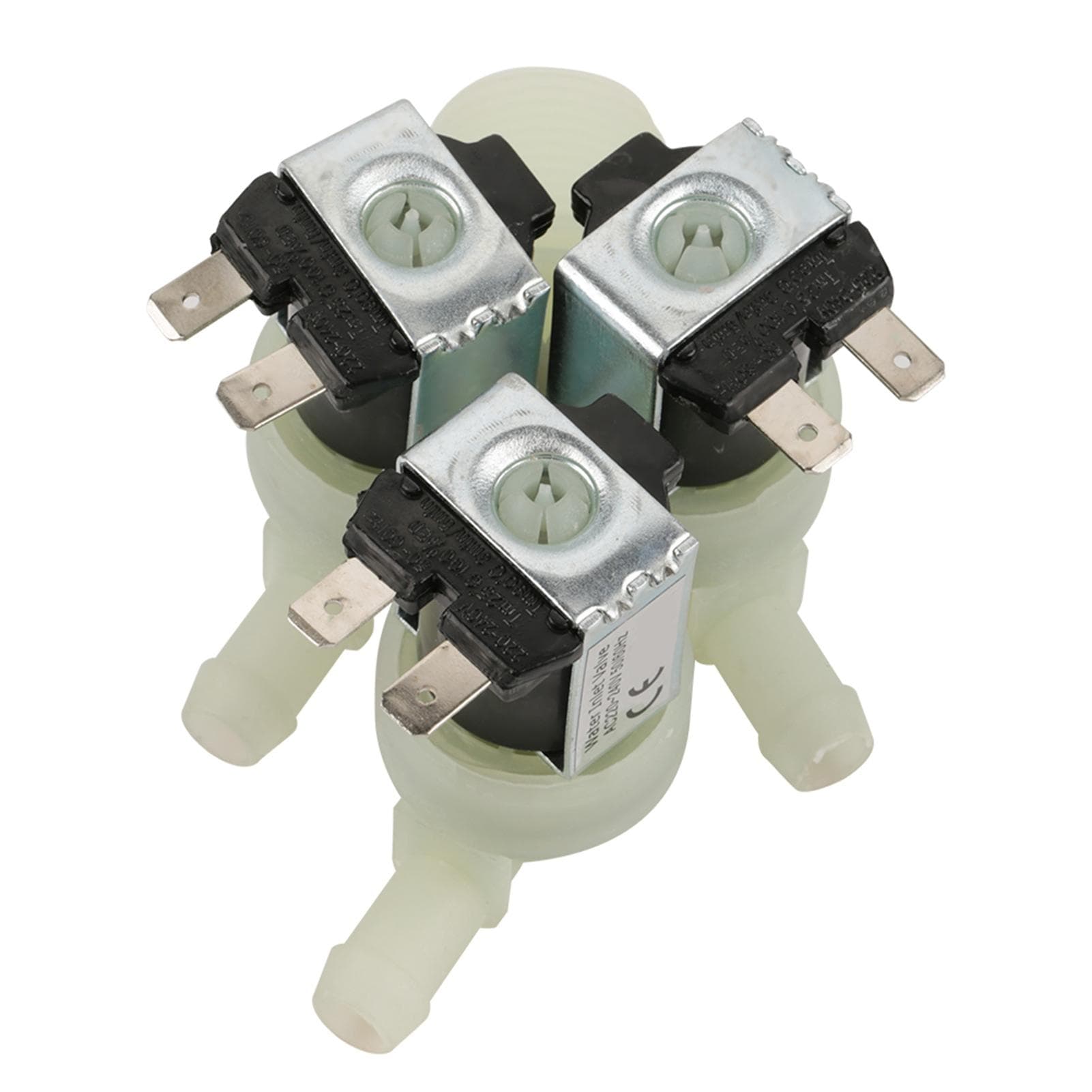 3 Way Water Inlet NC Normal Closed Electric Solenoid Valve AC 220V G34