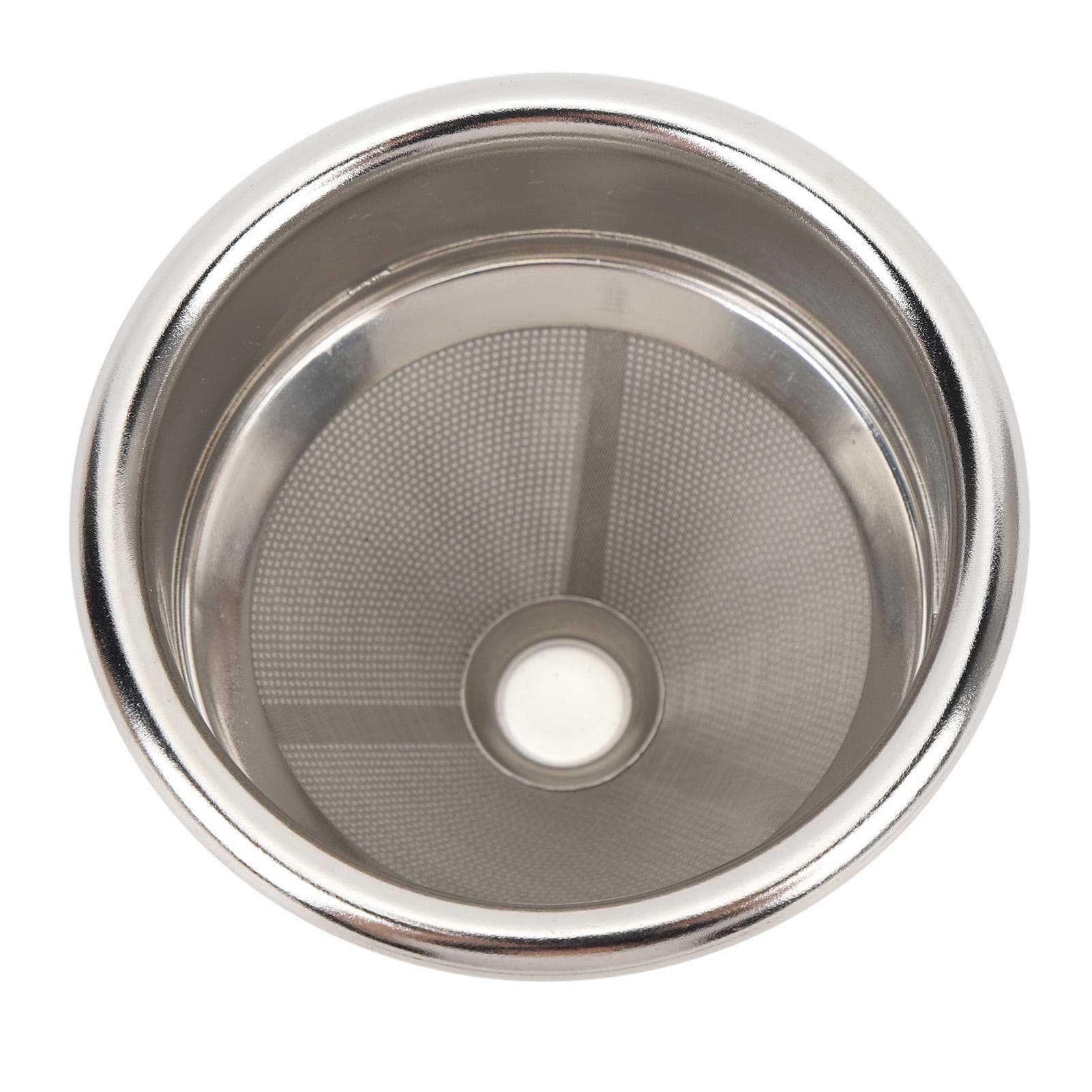 58mm Filter Basket 304 Stainless Steel Conical Portafilter Filter Basket for Bottomless Portafilter L(for 6.5-9kg)