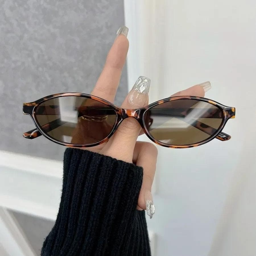 Luxury Cat Eye Sunglasses Women Men Retro Mirror Lens Stylish Sun Glasses Female Male Personality Colors UV Protection Other