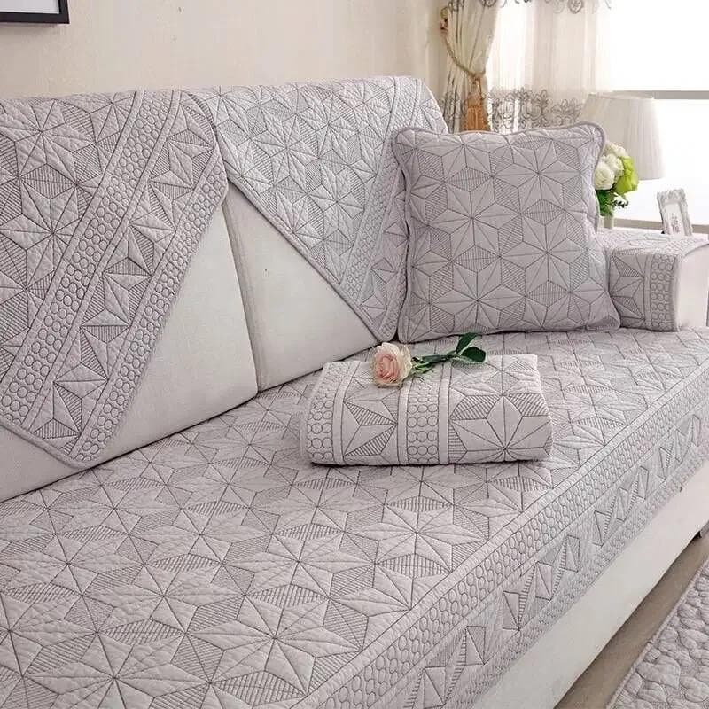 Double-sided Cotton Sofa Covers Cushion Four Seasons Sofa Towel Modern Simple Living Room Corner Couch Cover Armrest Towel 70x150cm 1pcs