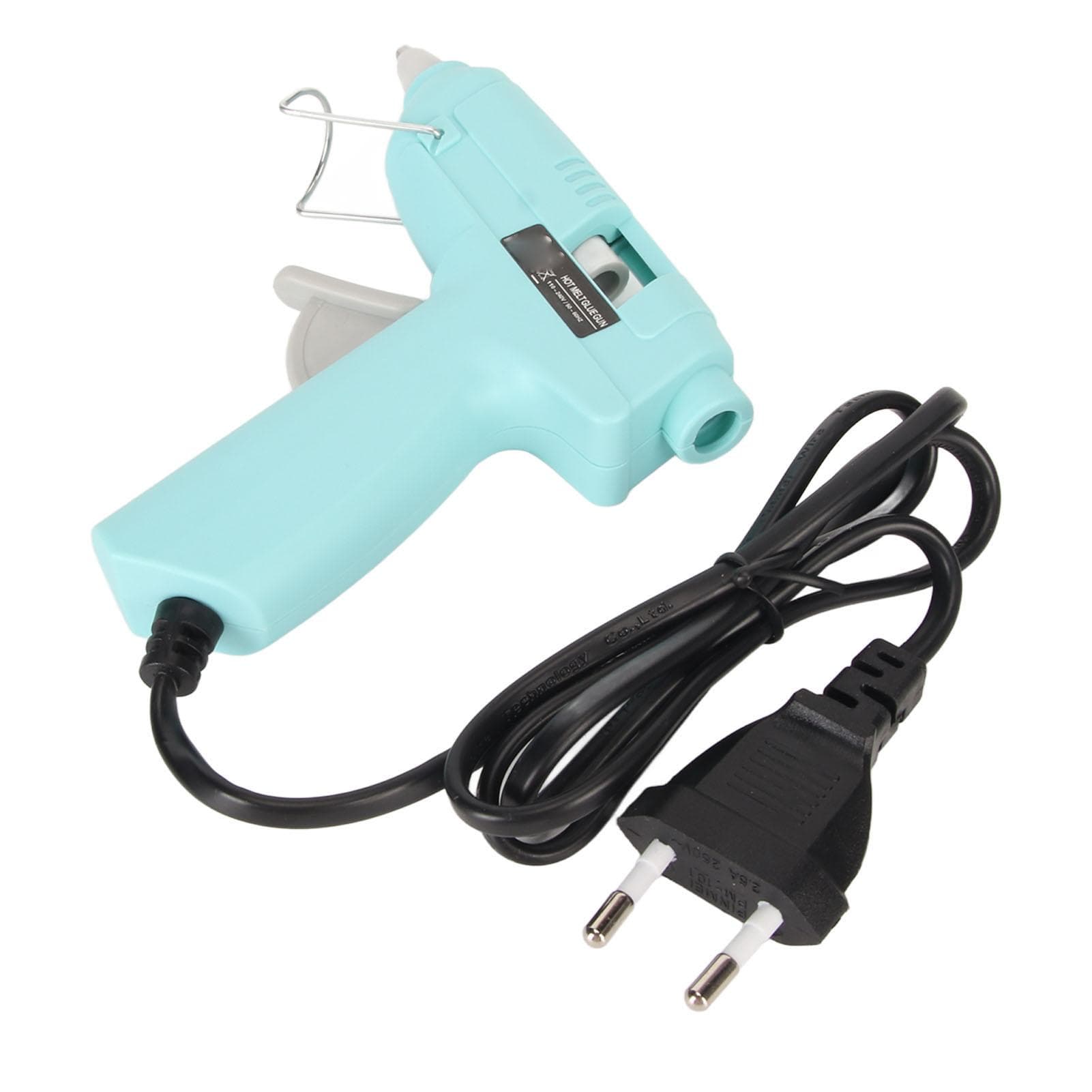 Hot Glue Tool 20W Fast Preheating DIY Mini Hot Melt Glue Machine with 30 Glue Sticks for Home EU Plug