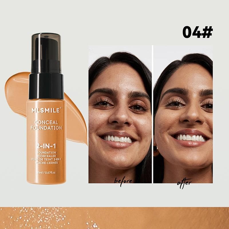 Face Foundation Cream Oil-Control Matte Waterproof Lasting Concealer Liquid Full Coverage Makeup Base Professional Makeup
