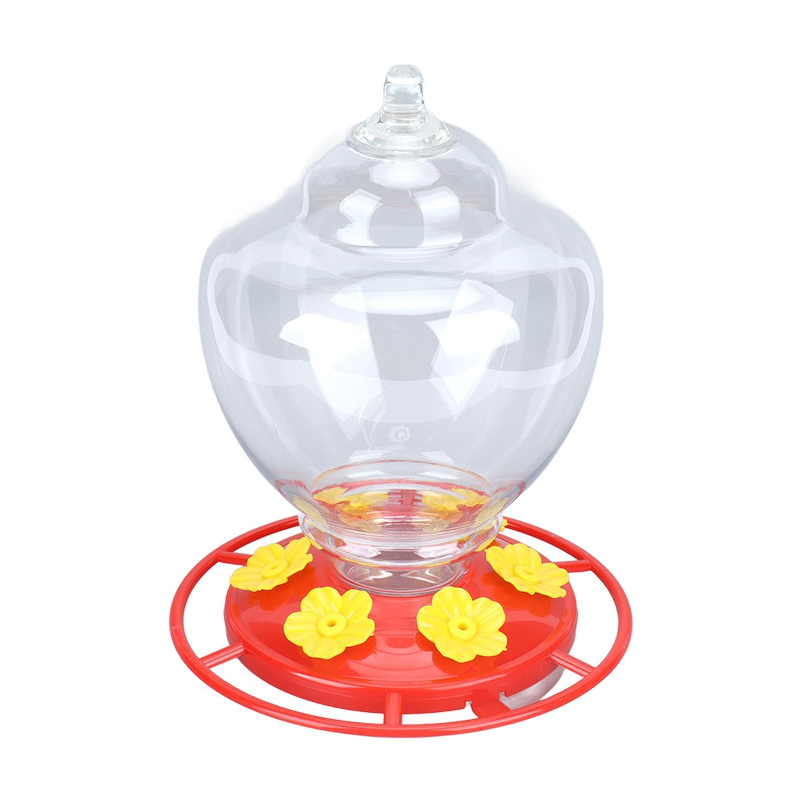 Bird Feeder Outdoor Hanging Bird Water Feeder with Wide Mouth Reservoir and Removable Base for transparent