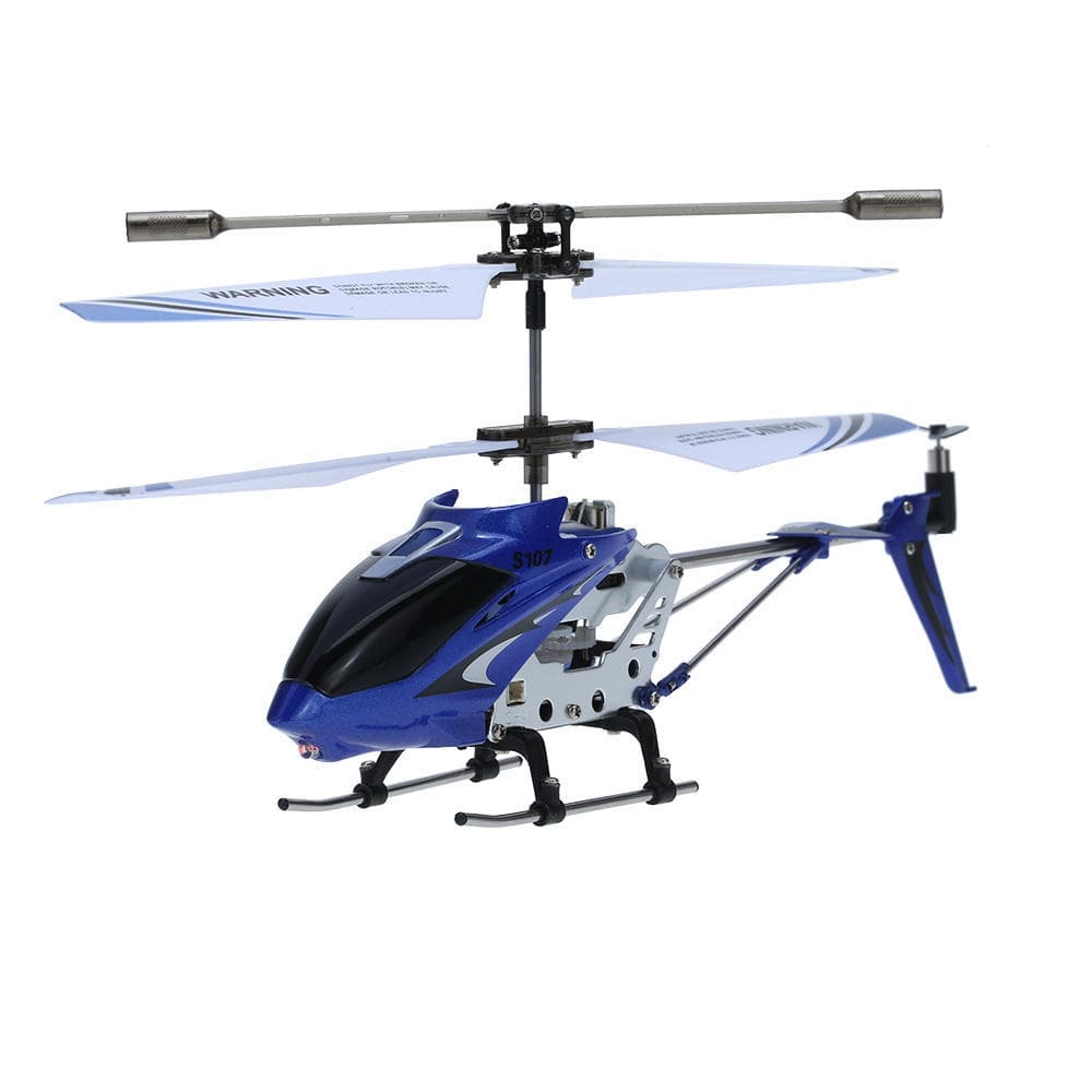 Syma S107G Remote Control Built-in Gyro RC Helicopter Drone Blue ES blue