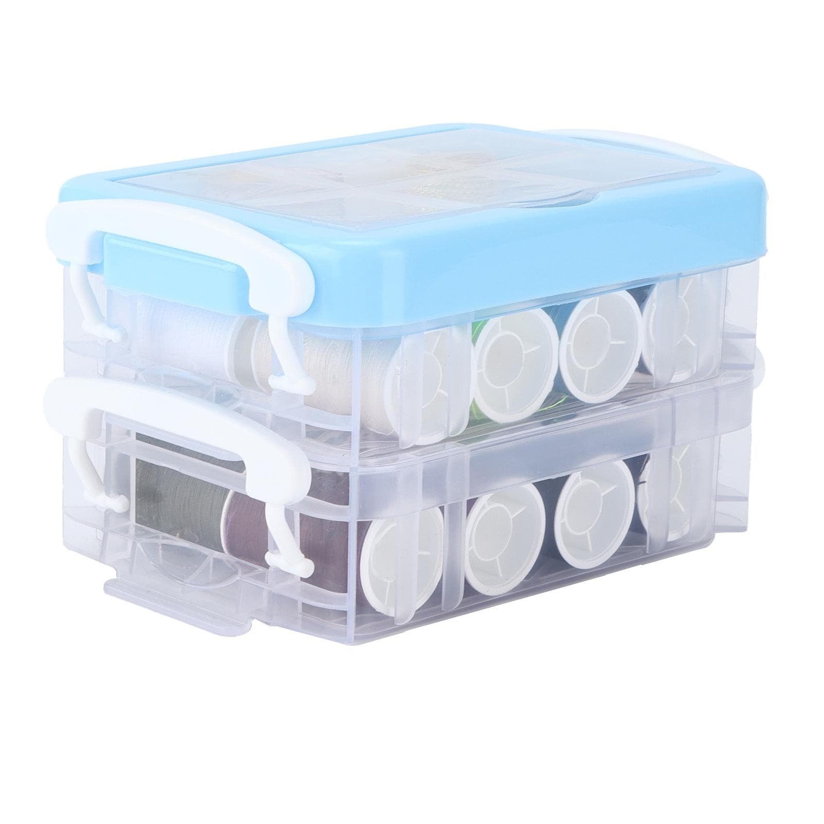 Sewing Kit Simple Portable Thread Needle Kit Sewing Supplies with Storage Box for Adult Household