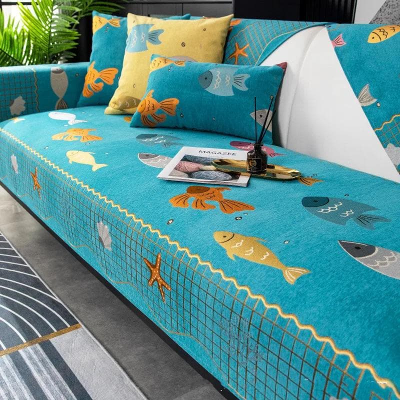 Geometric pattern Sofa Cover Four Seasons Living Room Sofa Armrest Towel Anti-Slip Couch Slipcover Furniture Protector 70x70cm 1pcs