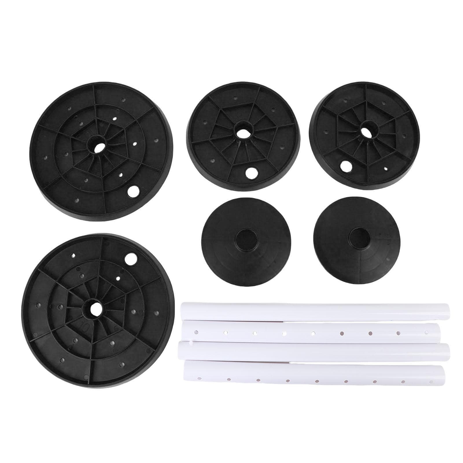 Adjustable Height Planter Inserts Planter Fillers Plant Lift Inserts with Drainage Holes Pot black