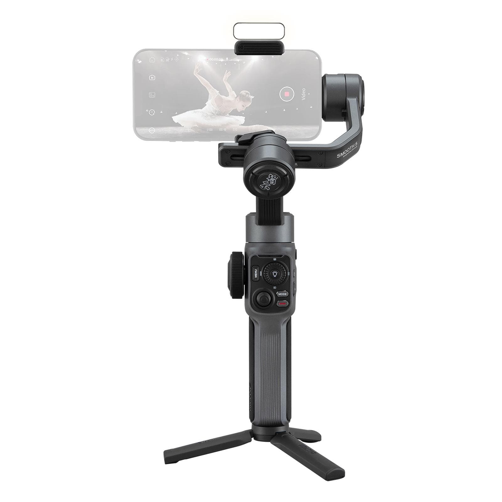 ZHIYUN Smooth 5 Handheld 3-Axis Smartphone Gimbal Stabilizer Dolly Zoom Smart Tracking Timelapse black