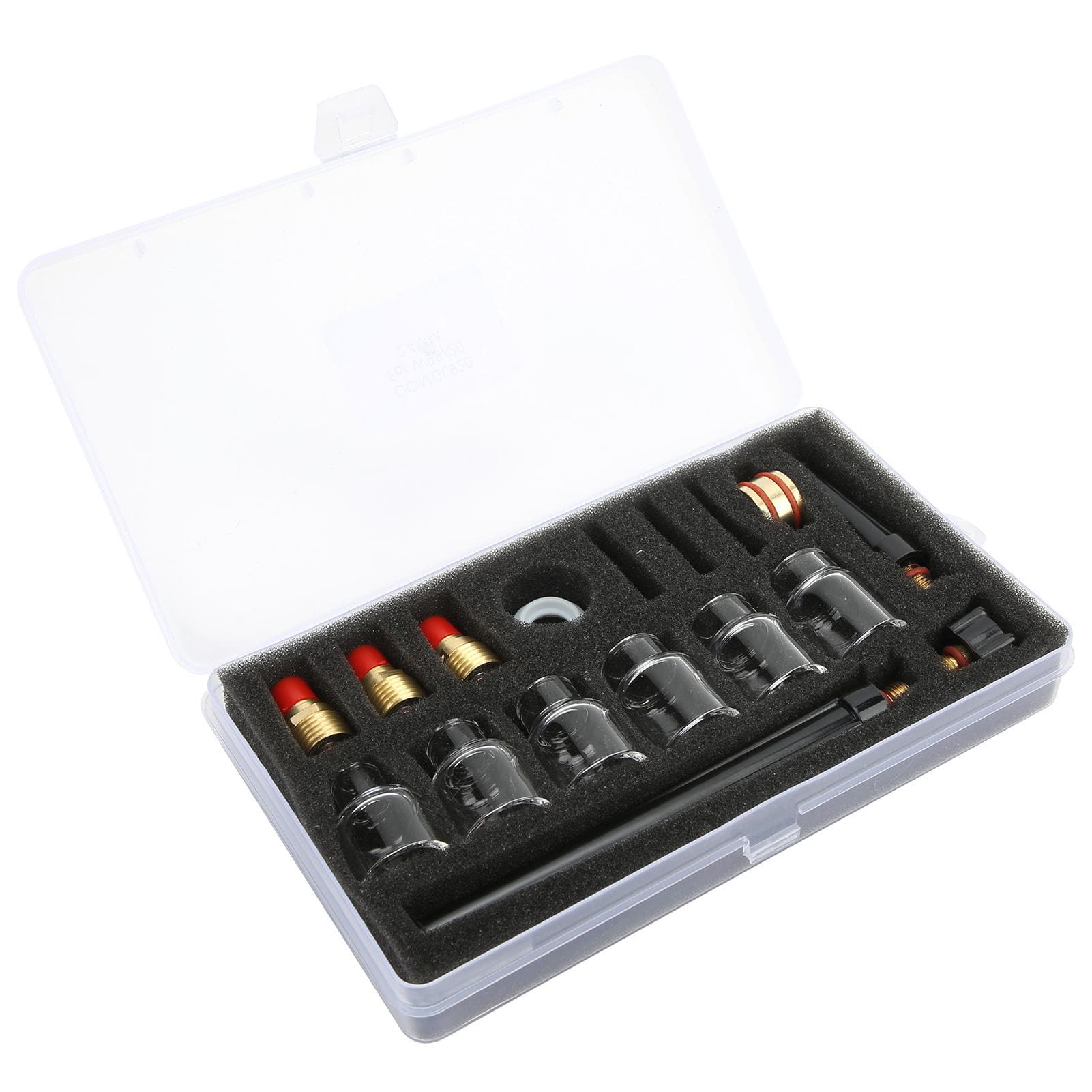 Welding Torch Accessories Kit Glass Cup Nozzle Tungsten Clamp for WP920 Argon Welder Gun
