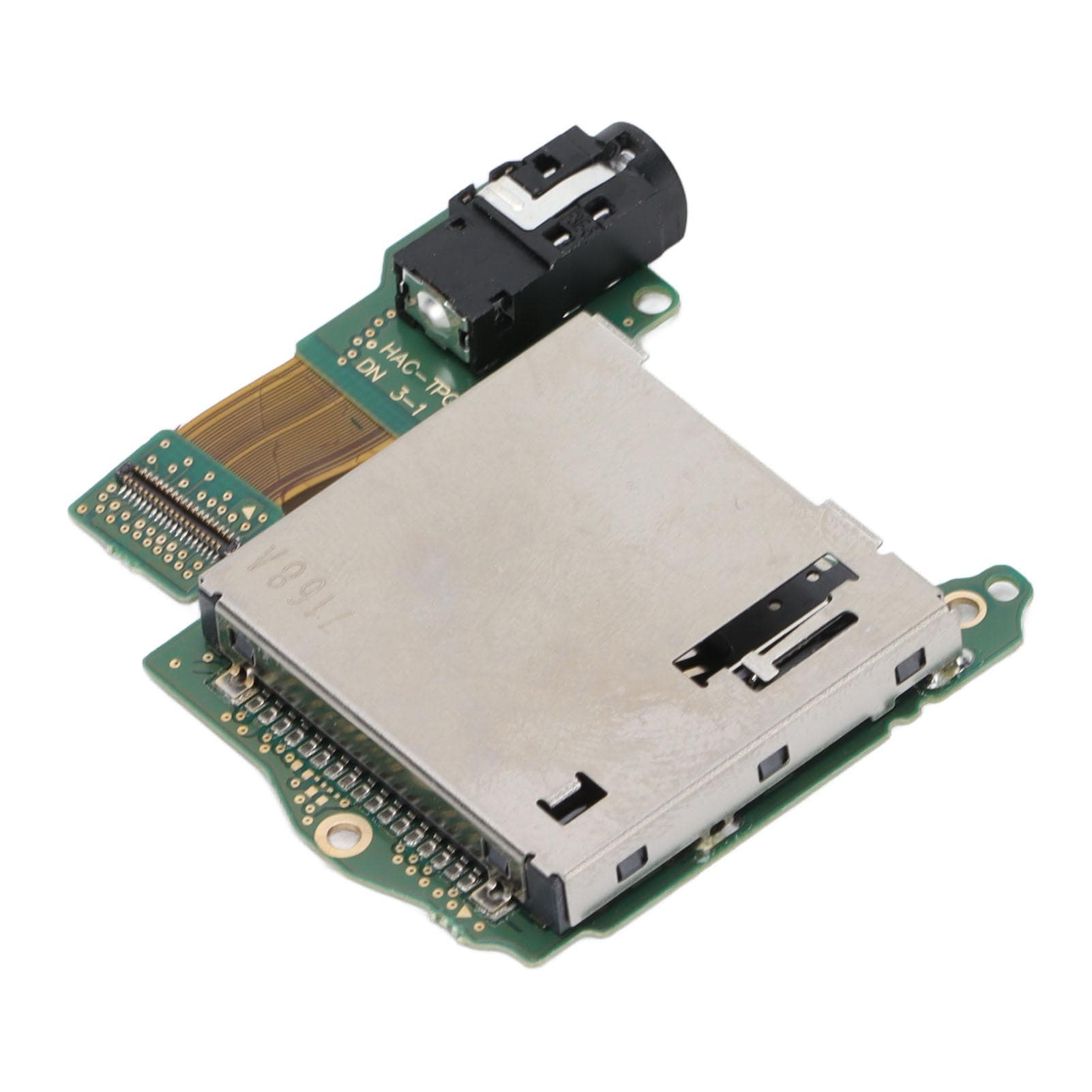 Game Cartridge Socket Board Game Card Slot Reader and 3.5mm o Jack Part for Switch Lite 1st and