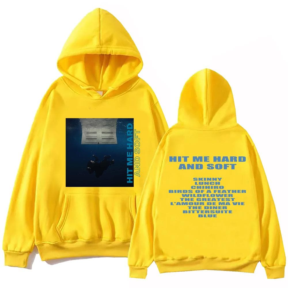 Hit Me Hard And Soft Billie Hoodie Harajuku Pullover Tops Sweatshirt Fans Gift S
