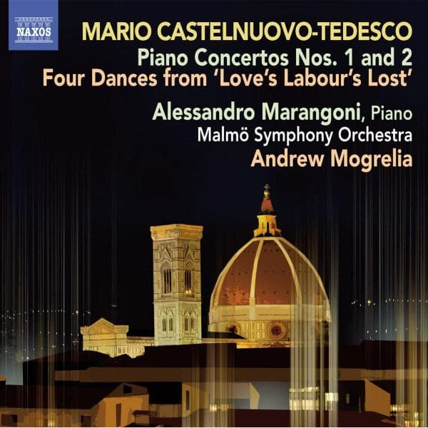 CD MARIO CASTELNUOVO TEDESCO - ALESSAN - Piano Concertos Nos. 1 and 2, Four  8572823 Naxos 2012 Germany Classical Used