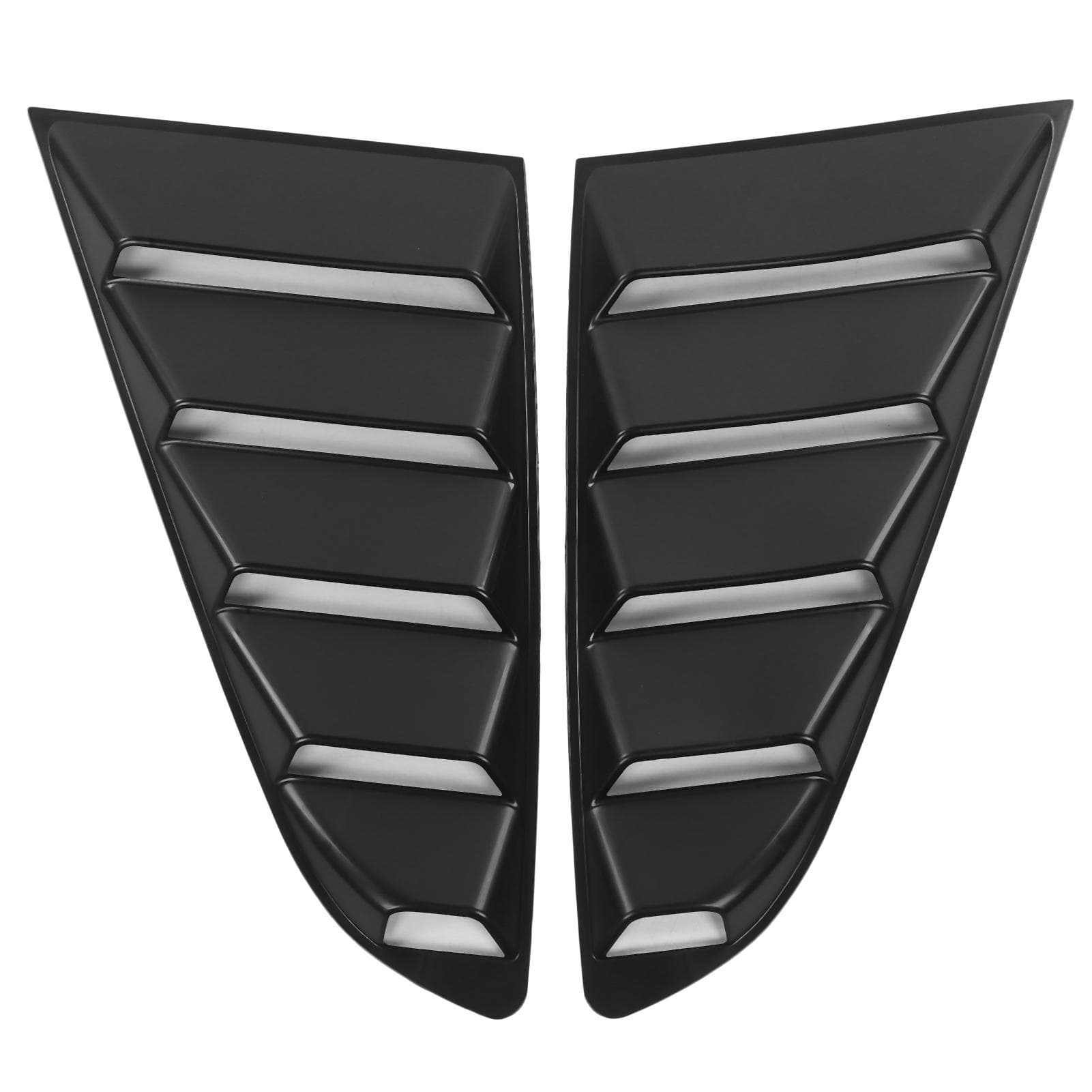 2pcs Auto Black Side Window Louver Windshield Sun Shade Cover Fit for Ford Mustang 2015?2020