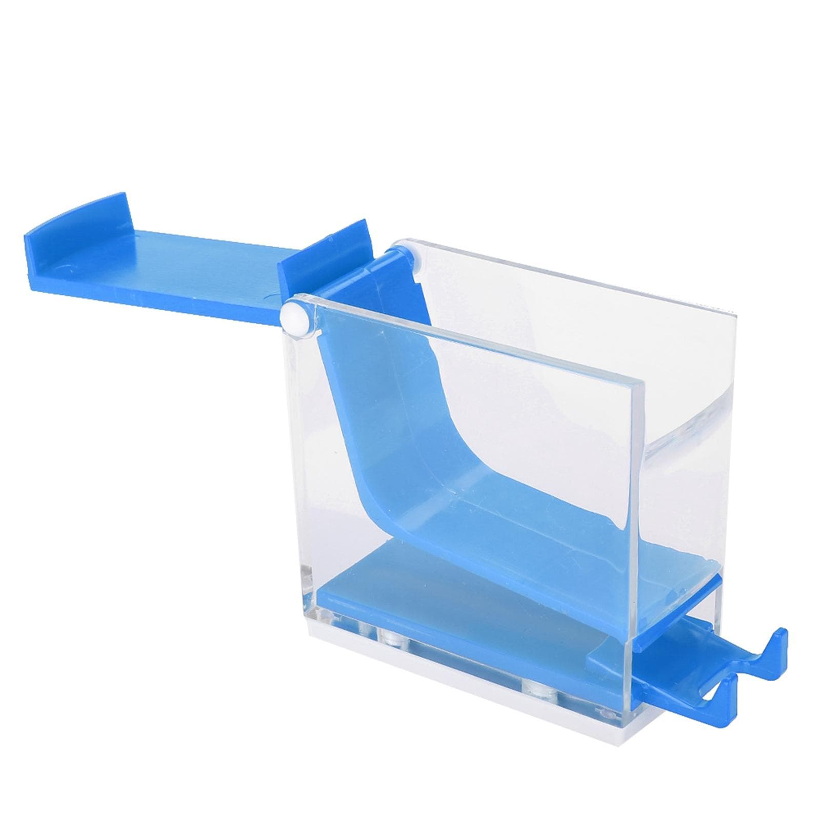 Dental Dentist Cotton Roll Dispenser Divider Press Type Holder Blue