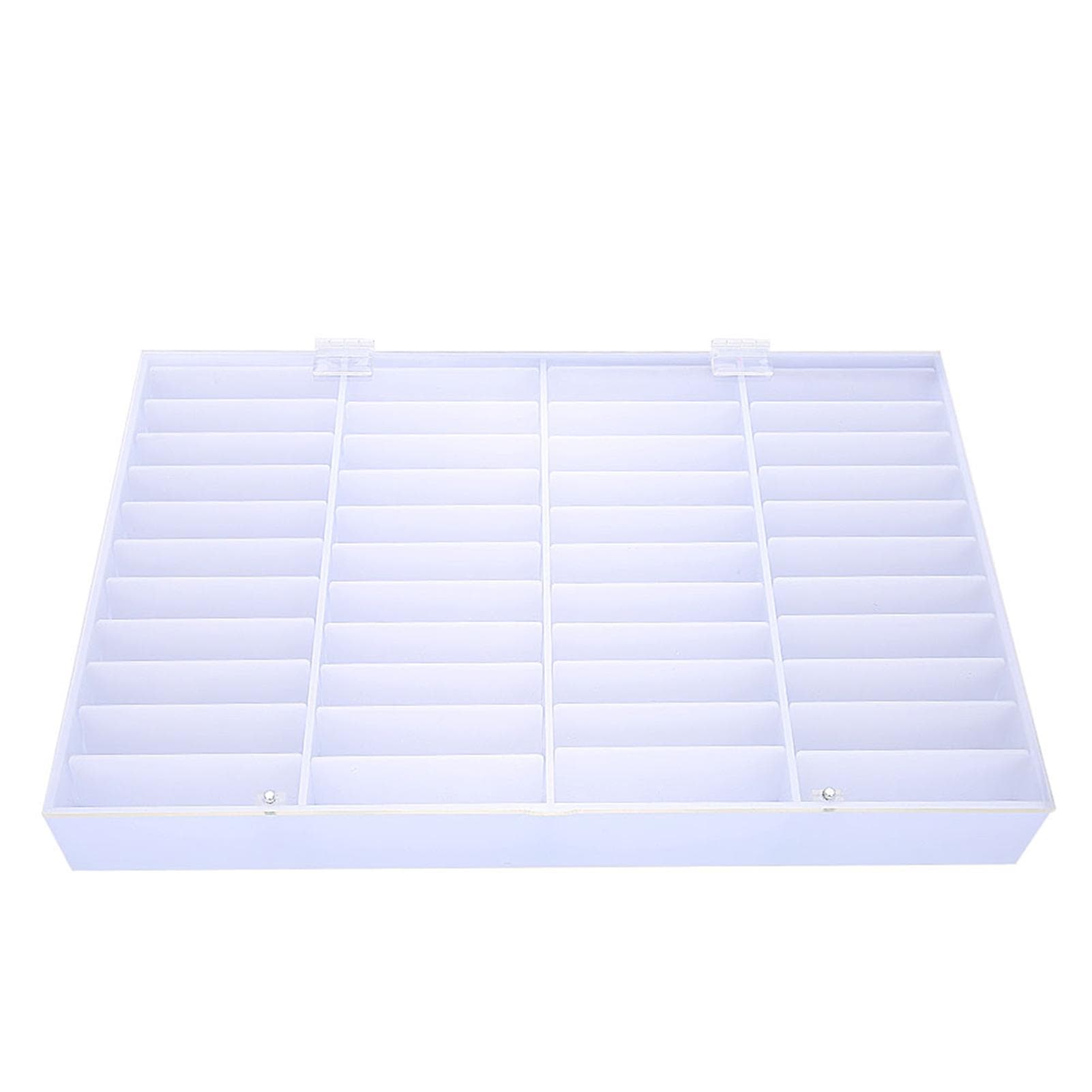Empty Nail Tips Storage Box Clear Nail Art Decoration Container Fake Nail Display Case