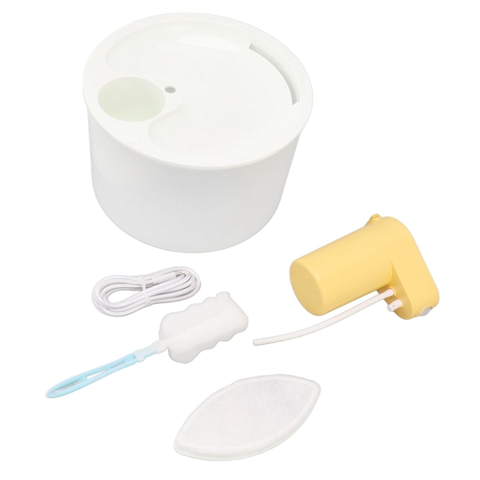 Automatic Pet Fountain Quiet Rechargeable Detachable Cat Water Dispenser for Small Medium Dogs 2.5L