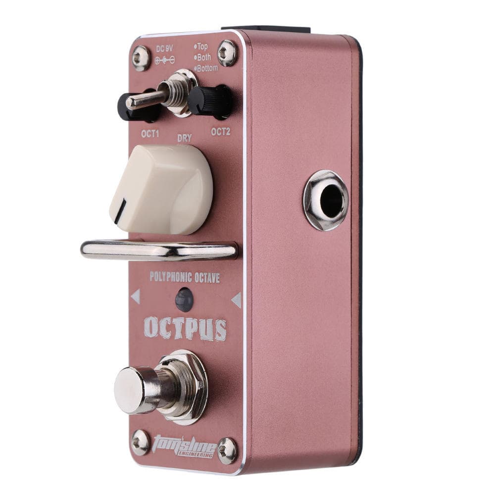 AROMA AOS-3 Octpus Polyphonic Octave Electric Guitar Effect Pedal Mini Single Effect with True