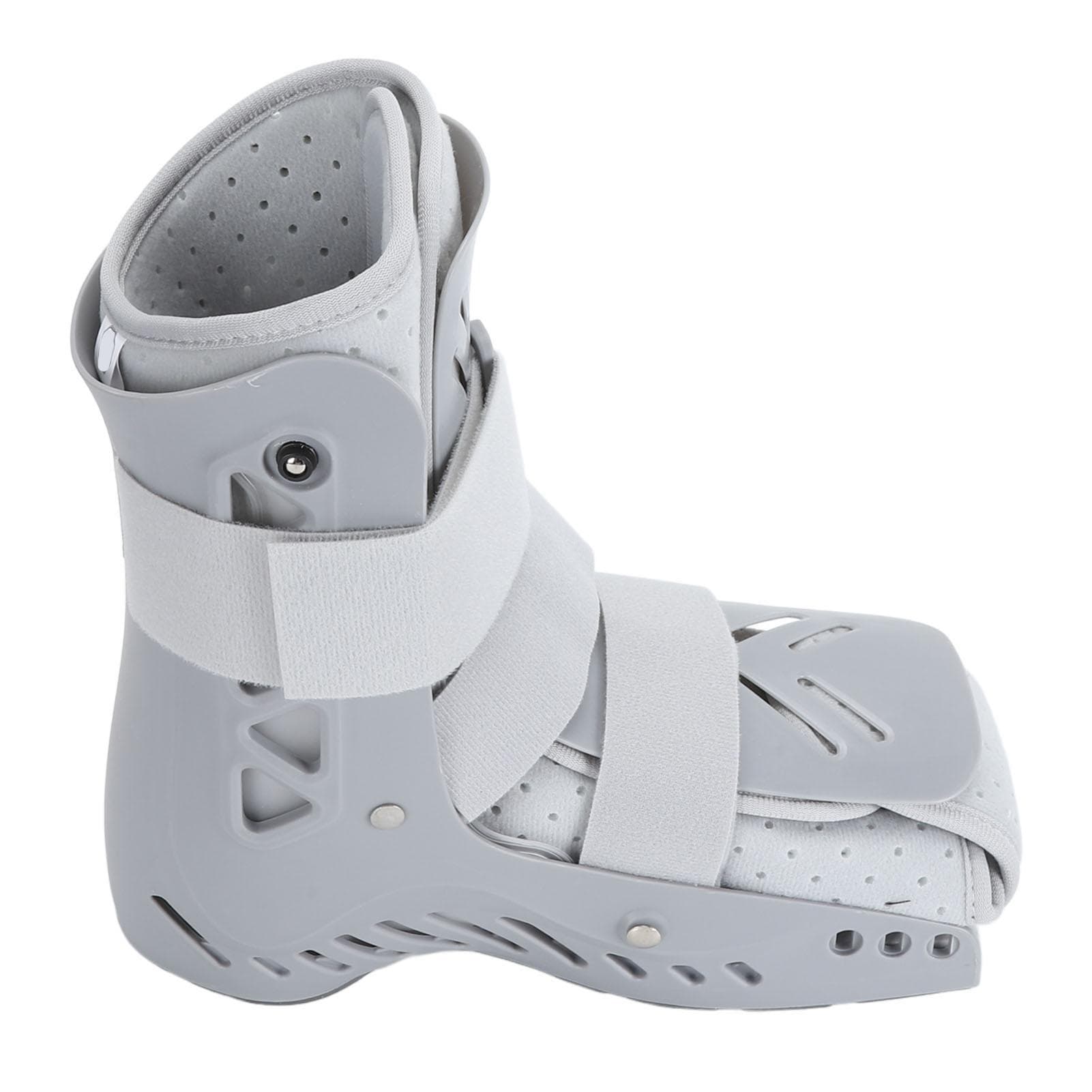 Walking Boot with Air Pump Fully Wrap Stable Support Soft Comfortable for Sprained Ankle Broken S left foot