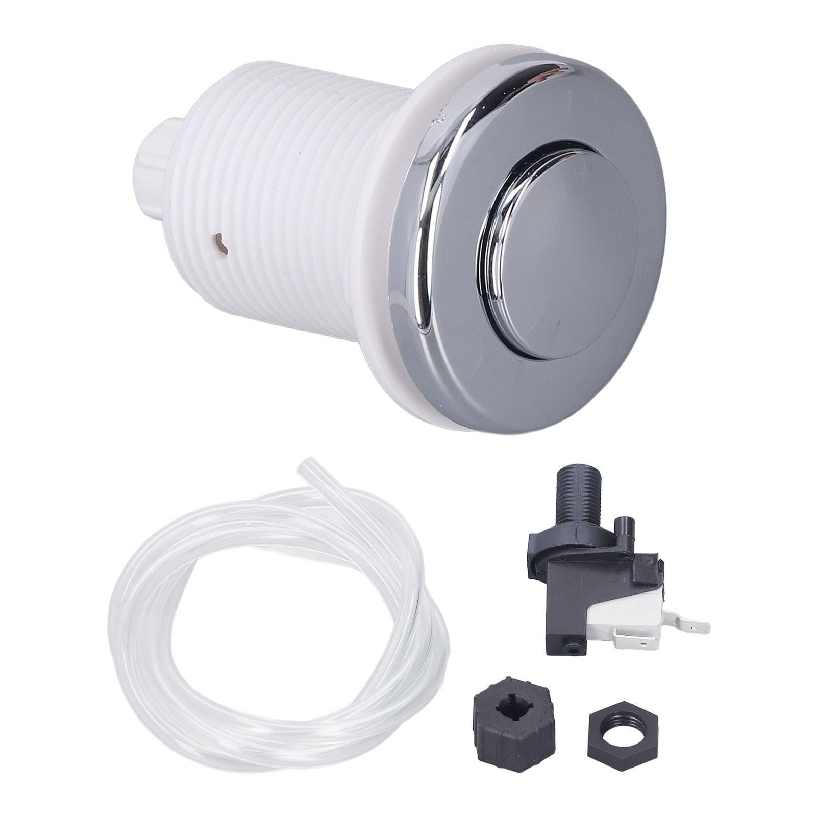 Air Switch Button Kit Garbage Disposal Air Switch Kit with Air Hose for Food Waste Disposer and Spa