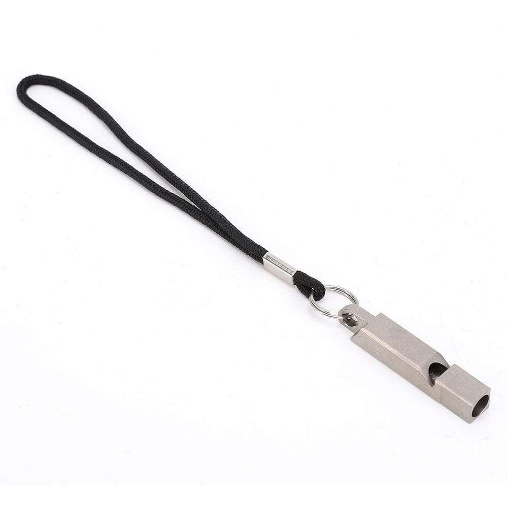 Portable Survival Whistle Titanium Alloy Student Outdoor Activities Emergency Whistle PE Teacher