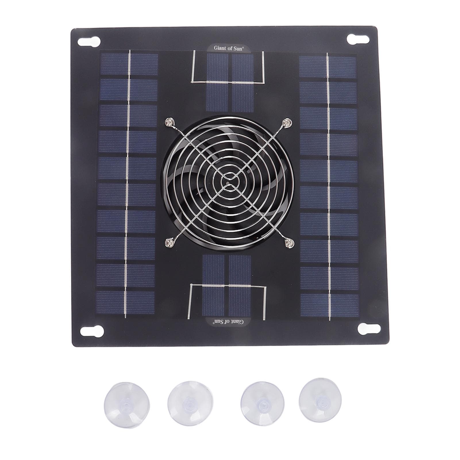 Solar Powered Exhaust Fan Monocrystalline Solar Panel Fan Kit for Chicken Coop Greenhouse Hut