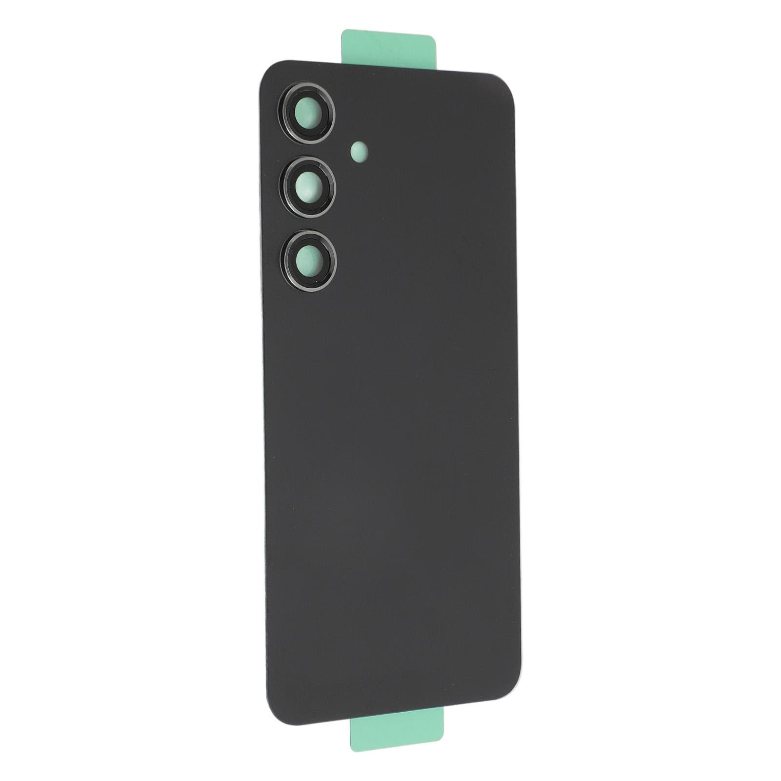 Back Glass Cover Replacement for Galaxy S24 Housing Door with Pre Installed Camera Lens Tape Repair black