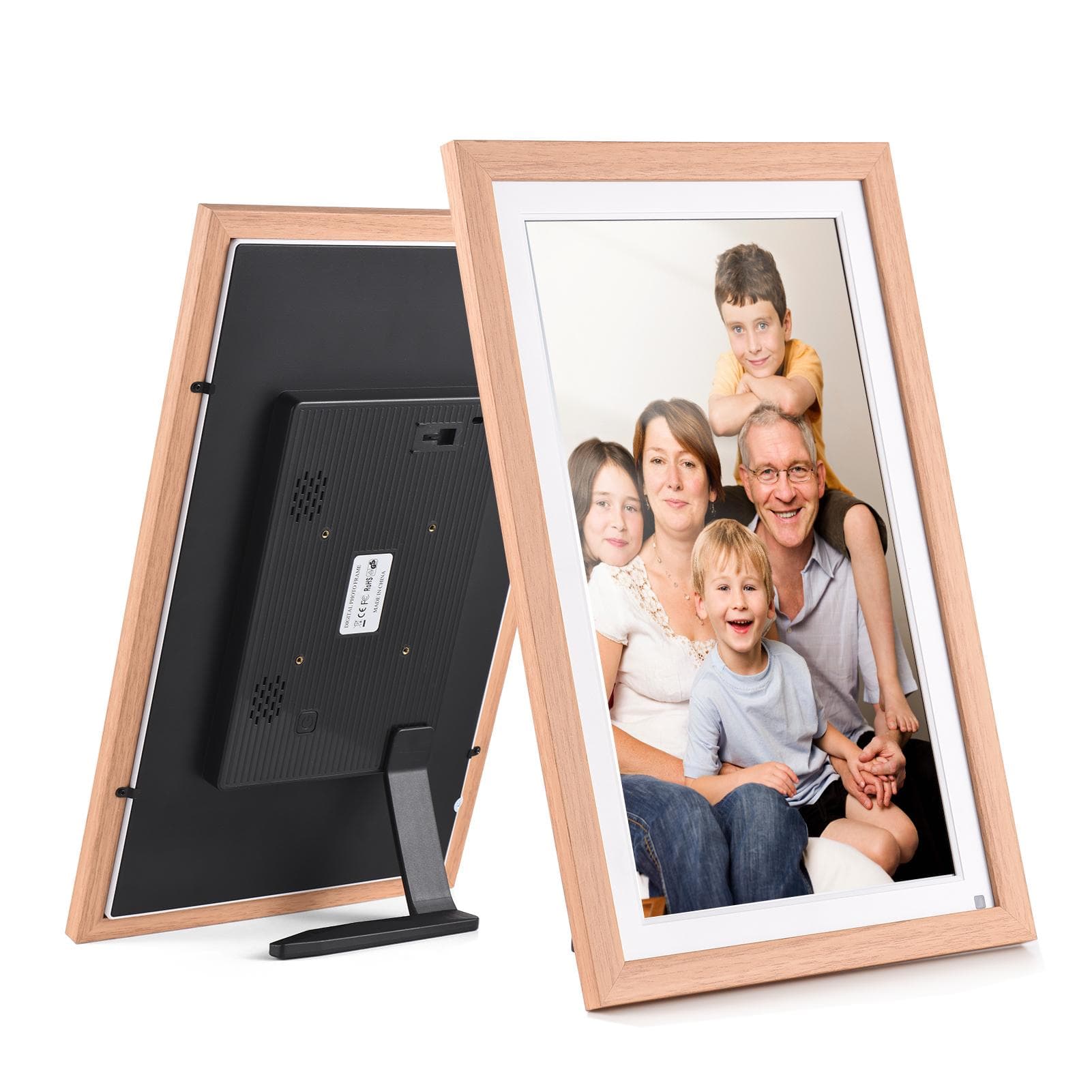 15.6 Inch Large WiFi Digital Photo Frame Cloud Digital Picture Frame Wall Mountable 1920*1080 IPS EU Plug