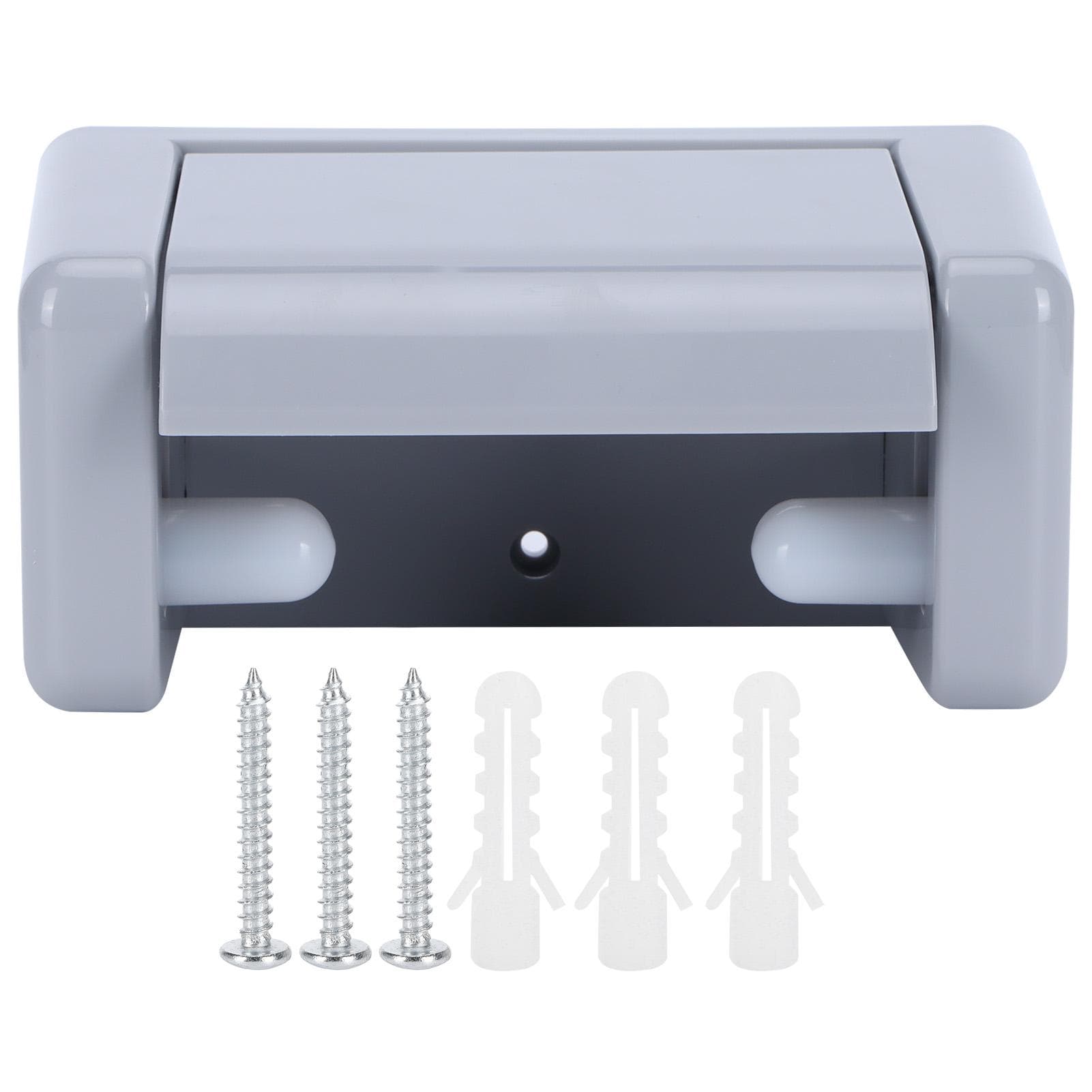 Wall Mounted Toilet Paper Holder Roll Paper Holder Toilet Tissue Rack for BathroomGray gray