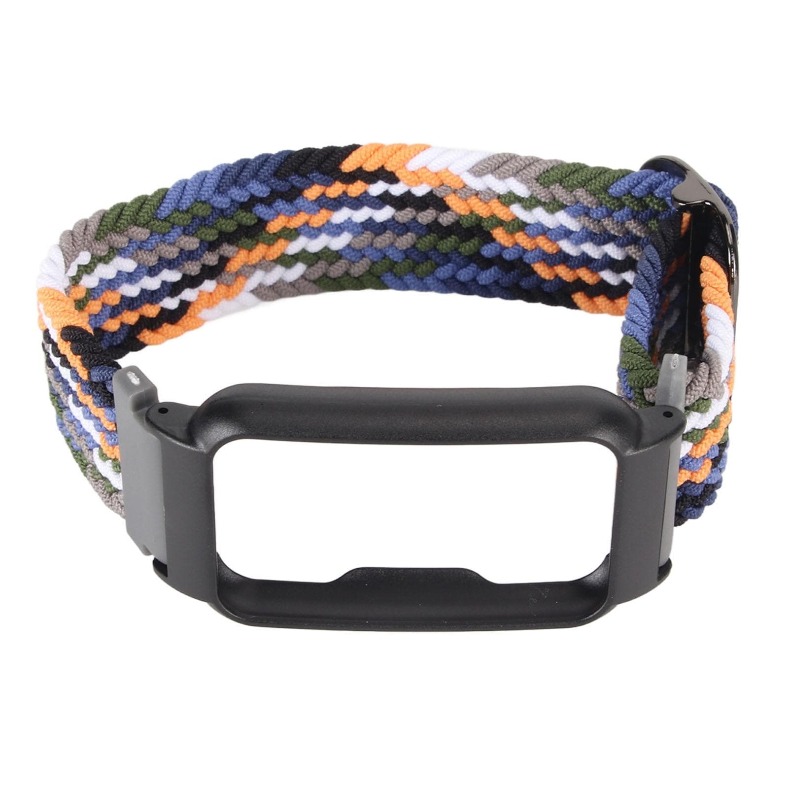 Watch Band Strap with Case Elastic Weaving Adjustable Watch Strap Replacement Wristbands Strap for