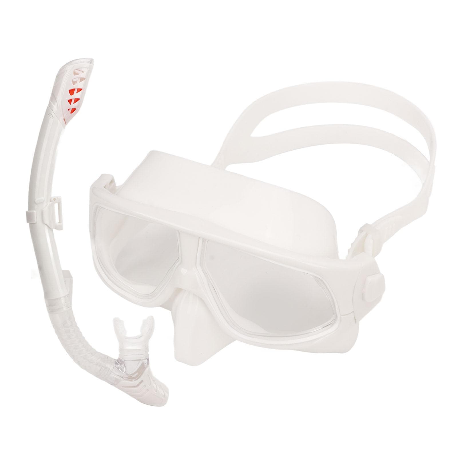 Dry Snorkel Set Wide View Anti Fog Snorkeling Goggles Anti Leak Professional Snorkeling Gear
