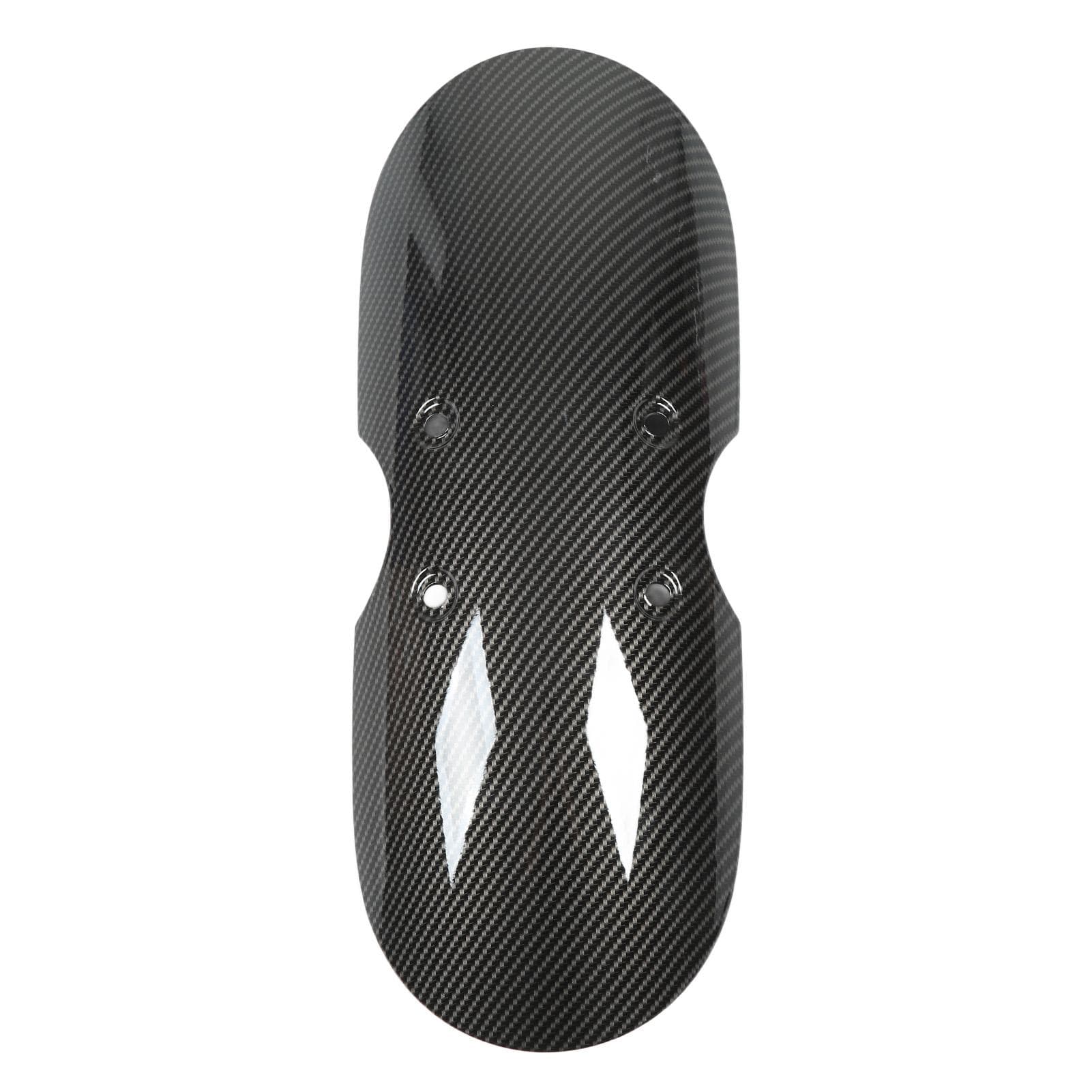 Motorcycle Front Mudguard Carbon Fiber Style Mudflap Splash Extender for Bonneville T100 T120