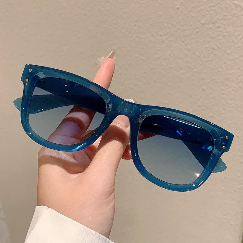 Y2K Luxury Brand Designer Vintage Square Sunglasses Women Men Trendy Punk Shades UV400 Protection
