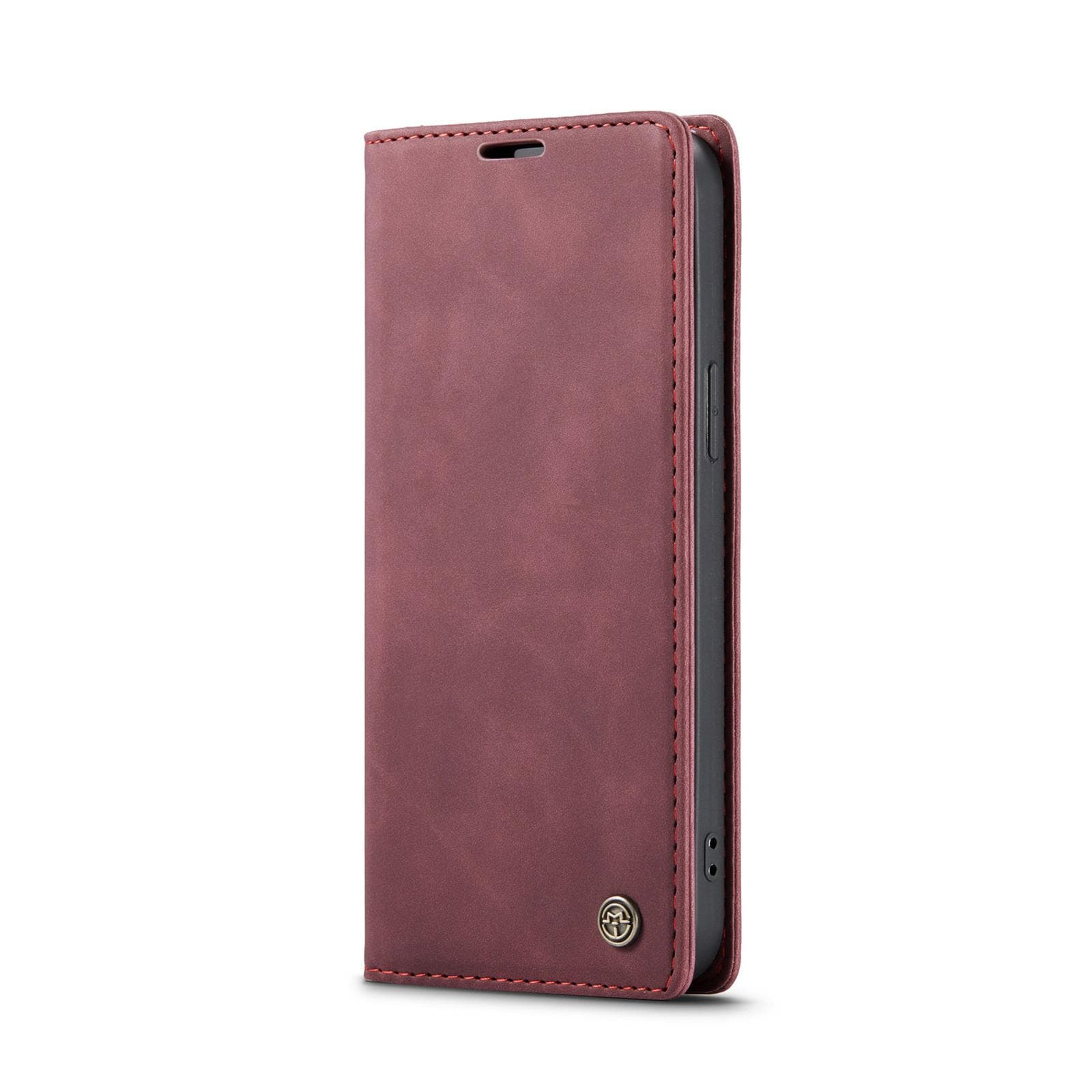 For OnePlus Full Series Case One Plus Nord OnePlus 7 7Pro Wallet Style Retro Suede Premium PU Leather Business Flap Leather Cover Card Slot Design OnePlus 8 wine red